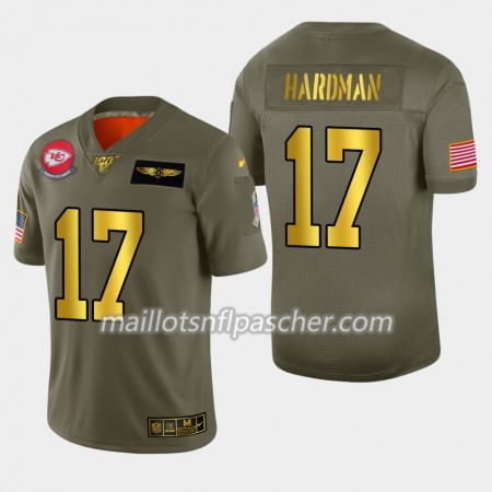 Maillot Kansas City Chiefs Mecole Hardman 17 Nike 2019 Salute to Service - Homme